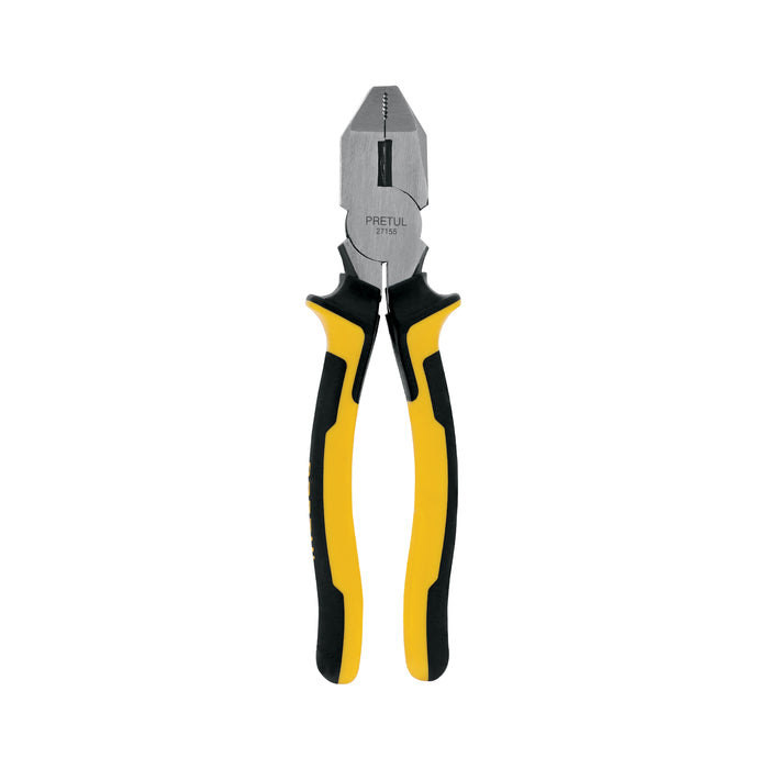Pinza p/electricista 9' uso rudo, Comfort Grip, PRETUL