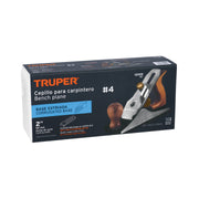 Cepillo para carpintero #4 base estriada, TRUPER