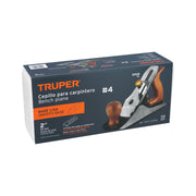 Cepillo para carpintero #4 base lisa, TRUPER
