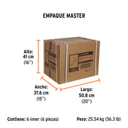 Cepillo para carpintero #6 base lisa, TRUPER