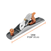Cepillo para carpintero #6 base lisa, TRUPER
