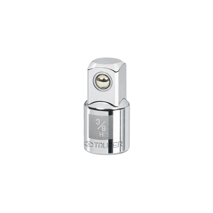 Adaptador para matraca de cuadro 3/8' a cuadro 1/2', TRUPER