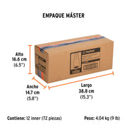 Adaptador para matraca de cuadro 3/8' a cuadro 1/2', TRUPER