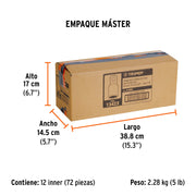 Adaptador para matraca de cuadro 3/8' a cuadro 1/4', TRUPER