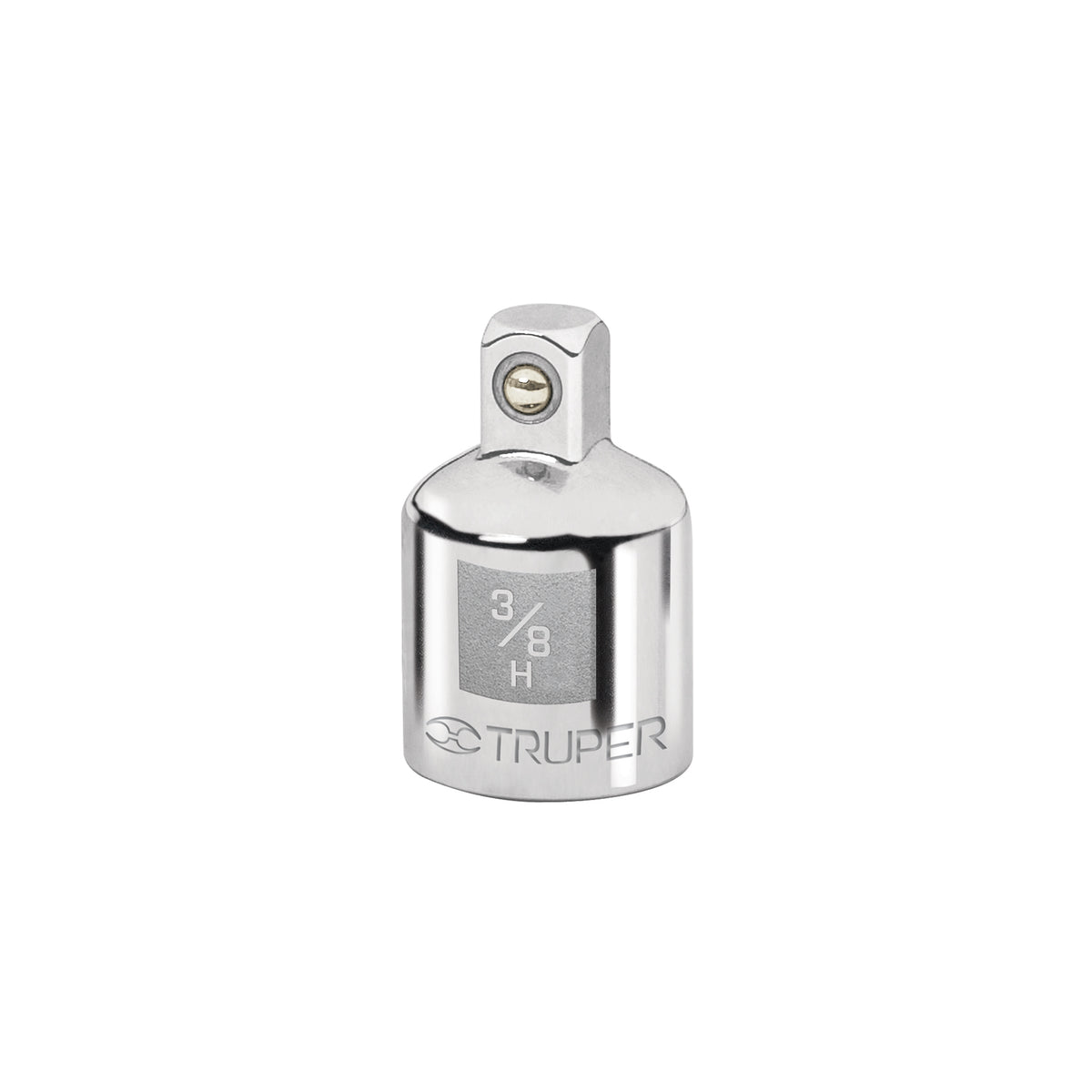 Adaptador para matraca de cuadro 3/8' a cuadro 1/4', TRUPER