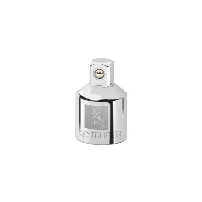 Adaptador para matraca de cuadro 3/4' a cuadro 1/2', TRUPER