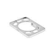 Portavaso cepillero, metálico, cromo, BASIC