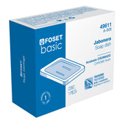 Jabonera metálica, cromo, BASIC