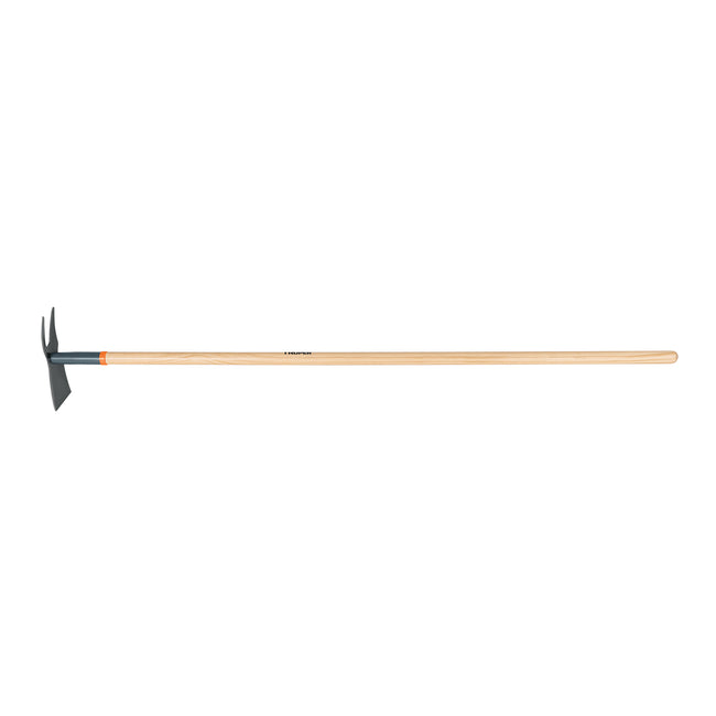 Azadón dos cuernos, mango de madera 54', TRUPER