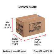 Bolsa con 10 abrazaderas sin fin #10, 3/4 - 1-1/16', FIERO