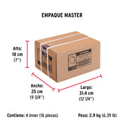 Bolsa con 5 abrazaderas sin fin #36, 1-13/16 - 2-3/4', FIERO