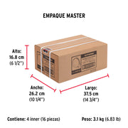Bolsa con 5 abrazaderas sin fin #40, 2-1/4 - 3', FIERO