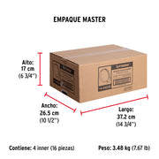 Bolsa con 5 abrazaderas sin fin #52, 2-13/16 - 3-3/4', FIERO