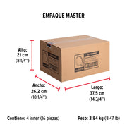 Bolsa con 5 abrazaderas sin fin #60, 3-5/16 - 4-1/4', FIERO