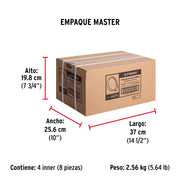 Bolsa con 5 abrazaderas sin fin #80, 4-5/8 - 5-1/2', FIERO