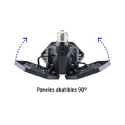 Lámpara LED 50W 6500K con 3 paneles abatibles, VOLTECK
