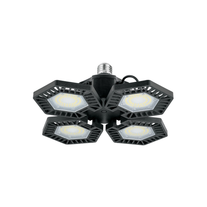 Lámpara LED 100W 6500K con 4 paneles abatibles, VOLTECK