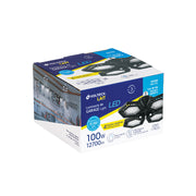 Lámpara LED 100W 6500K con 4 paneles abatibles, VOLTECK