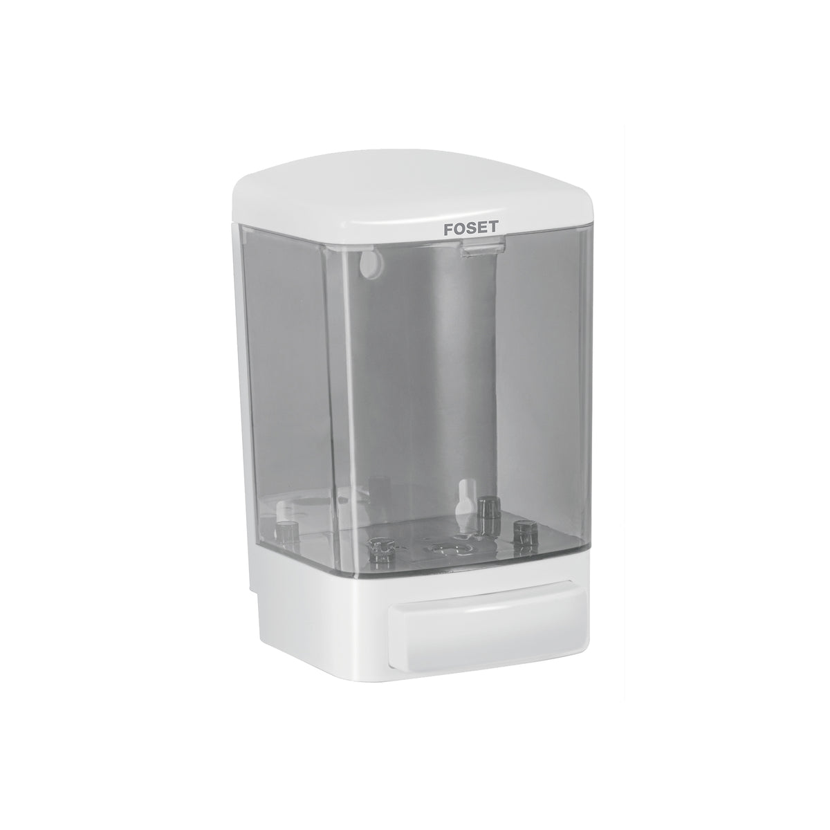 Dosificador para jabón líquido, blanco, FOSET BASIC