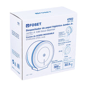 Portarrollo de acero inoxidable, FOSET