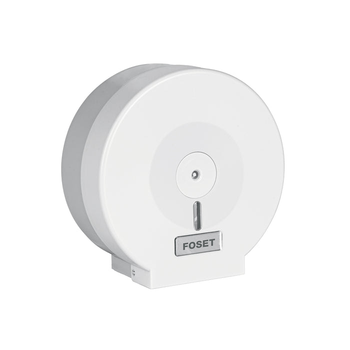 Portarrollo junior de ABS, blanco, FOSET BASIC