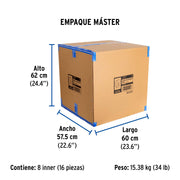 Portarrollo junior de ABS, humo, FOSET BASIC