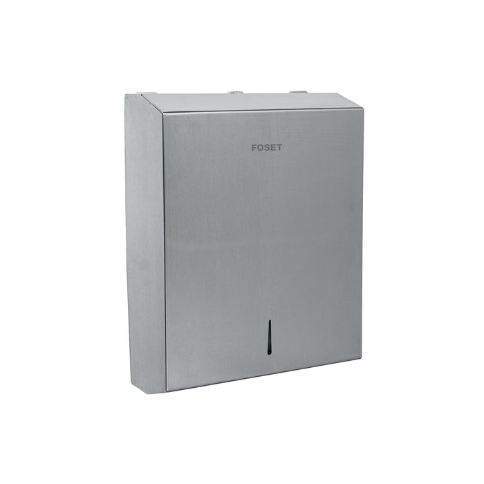 Dispensador de acero inox. para toallas de papel, FOSET