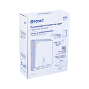 Dispensador de acero inox. para toallas de papel, FOSET