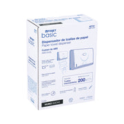 Dispensador chico para toallas de papel, humo, FOSET BASIC