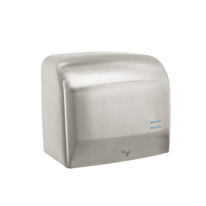 Secador de manos con sensor óptico, acero inoxidable, FOSET