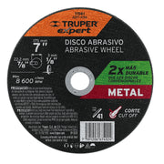 Disco para corte de metal, tipo 41, diámetro 7' EXPERT