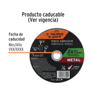 Disco para corte de metal, tipo 41, diámetro 7' EXPERT