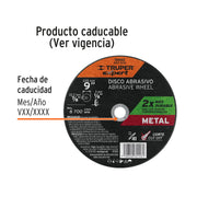Disco para corte de metal, tipo 41, diámetro 9' EXPERT