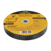 Disco Tipo 27 de 9' x 6.2 mm desbaste de metal, PRETUL