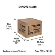 Arco calador con 5 seguetas de 6-1/2', PRETUL