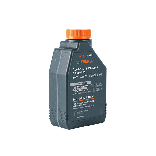 Aceite semi-sintético, 4 tiempos, 1000ml (34 oz), TRUPER