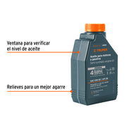 Aceite semi-sintético, 4 tiempos, 1000ml (34 oz), TRUPER