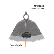 Azadón Córdoba No. 3 de 2.8 lb, sin mango, TRUPER