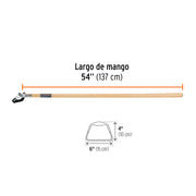 Deshierbador, mango de madera 54', TRUPER
