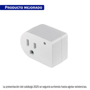 Adaptador con supresor de picos 270 joules, VOLTECK