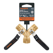Conector 'Y' 3/4' cuerpo robusto con tuerca móvil p/manguera