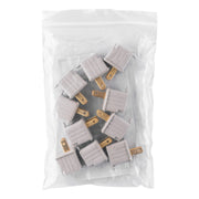 Adaptador 3 a 2, gris, a granel, VOLTECK