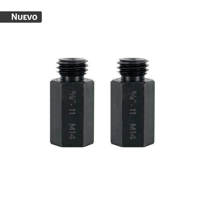 Juego 2 adaptadores para borlas doble cara, 5/8'-11, TRUPER
