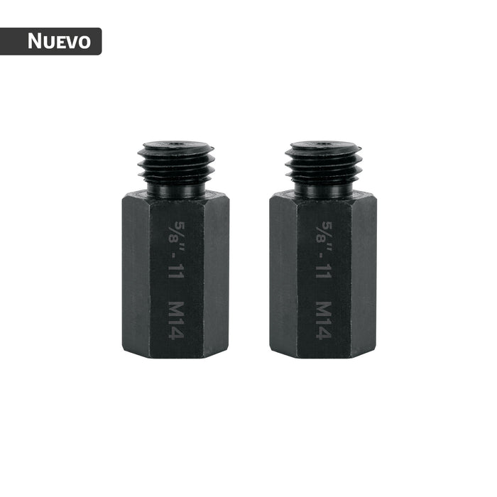 Juego 2 adaptadores para borlas doble cara, 5/8'-11, TRUPER