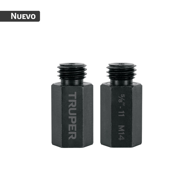 Juego 2 adaptadores para borlas doble cara, M14, TRUPER
