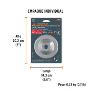 Adaptador para discos abrasivos 7' a 9', tipo 42, 5/8-11-NC