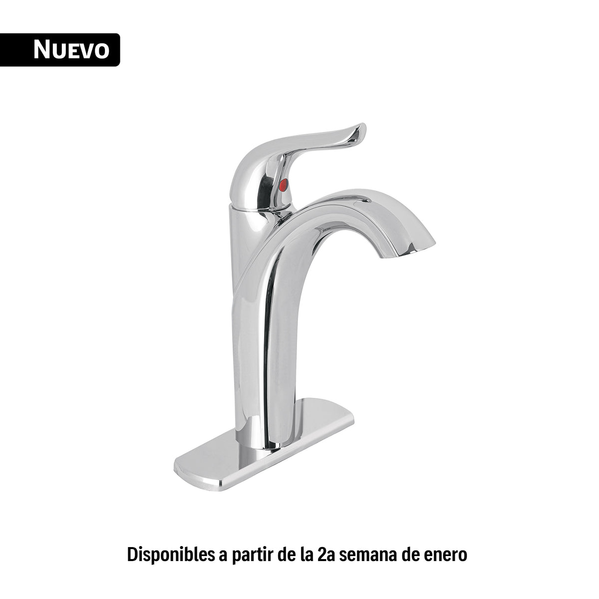 Monomando alto lavabo, cromo, FOSET AERO