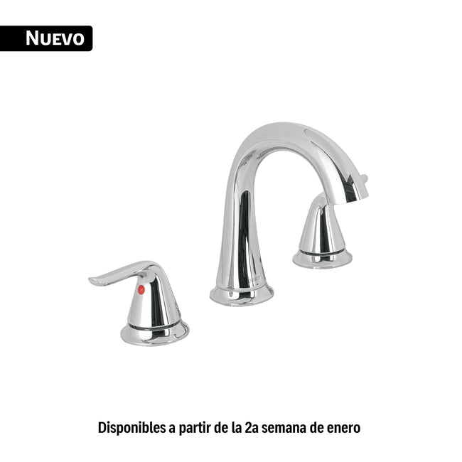Mezcladora lavabo taladros separados, cromo, FOSET AERO