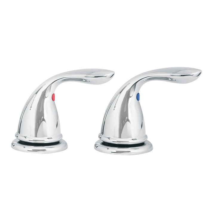 Juego 2 manerales palanca para mezcladora lavabo,cromo, AERO