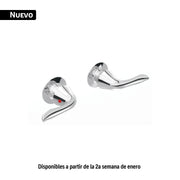 Juego 2 manerales palanca para regadera, cromo, FOSET AERO